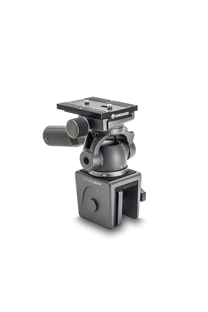 Vanguard VEO2PH-28WM Metal Window Mount with Panhead and Arca Compatible Quick Release Plate - Image 3